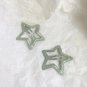 2Pcs Womens Star Hair Clip Hairpin Barrette Stick Bobby Pin Metal Snap Side Clip