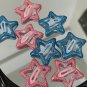 2Pcs Womens Star Hair Clip Hairpin Barrette Stick Bobby Pin Metal Snap Side Clip