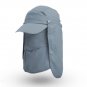 Summer UV Protection Sun Hat Baseball Cap With Neck Face Flap For Fishing Hiking
