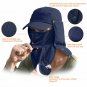 Summer UV Protection Sun Hat Baseball Cap With Neck Face Flap For Fishing Hiking