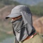 Summer UV Protection Sun Hat Baseball Cap With Neck Face Flap For Fishing Hiking
