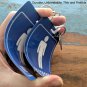 2 Pack Restroom Pass Keychains (1 Mens / 1 Womens) Flexible Bathroom Key Chains