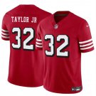 49ers Patrick Taylor Jr Red 2024 F.U.S.E. Color Rush Vapor Jersey