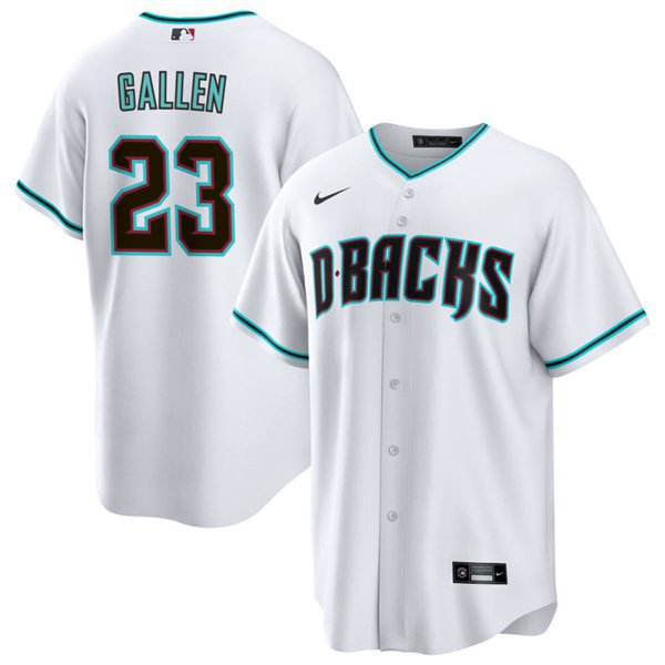Arizona Diamondbacks Zac Gallen 2024 White Cool Baseball Jersey