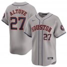 Astros Jose Altuve 2024 Away Baseball Jersey Gray