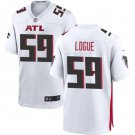 Atlanta Falcons Zion Logue White Limited Football Stitched Game Jersey