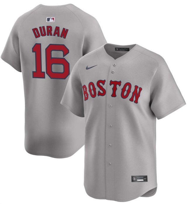 Boston Red Sox Jarren Duran Grey 2024 Away Stitched Baseball Jersey