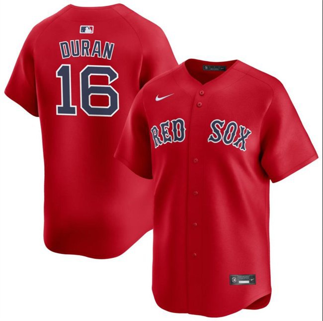 Boston Red Sox Jarren Duran Red 2024 Alternate Stitched Baseball Jersey