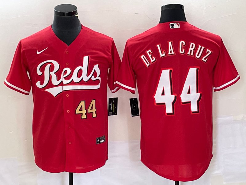 Cincinnati Reds Elly De La Cruz Red Cool Baseball Jersey