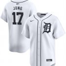Detroit Tigers Jace Jung White 2024 Home Limited Stitched Baseball Jersey