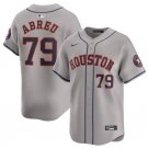 Houston Astros Jose Abreu Gray 2024 Away Baseball Jersey