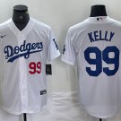 Los Angeles Dodgers Joe Kelly Cool Baseball Jersey White