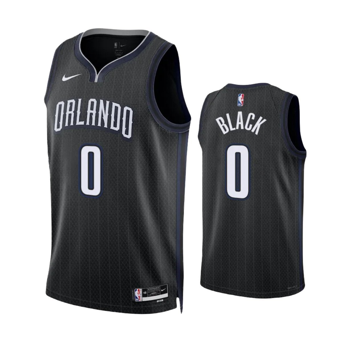 Men & Youth #0 Anthony Black Orlando Magic 2022-23 City Edition Black Jersey