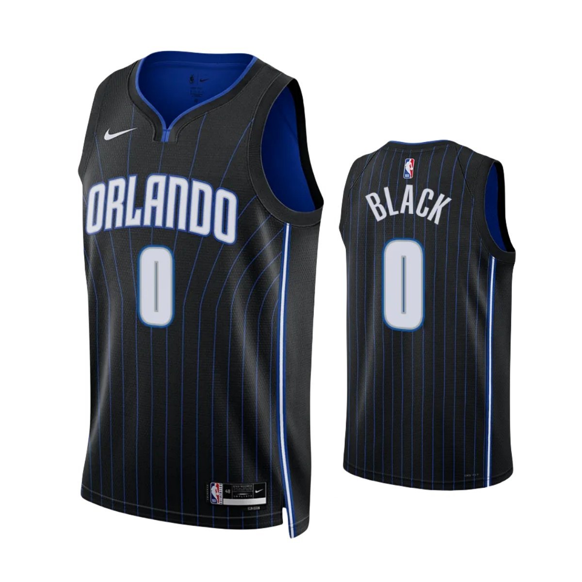 Men & Youth #0 Anthony Black Orlando Magic Icon Edition Black Jersey