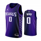 Men & Youth #0 Malik Monk Sacramento Kings 2023-24 Statement Edition Black Jersey