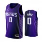 Men & Youth #0 Malik Monk Sacramento Kings 2023-24 Statement Edition Black Jersey