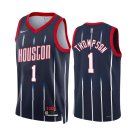 Men & Youth #1 Amen Thompson Houston Rockets 2022-23 City Edition Navy Blue Jersey