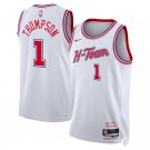 Men & Youth #1 Amen Thompson Houston Rockets 2023-24 City Edition White Jersey
