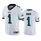 Men & Youth #1 Jalen Hurts Philadelphia Eagles Color Rush Limited White Jersey