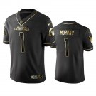 Men & Youth #1 Kyler Murray Arizona Cardinals Black Golden Edition Jersey