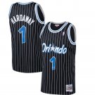 Men & Youth #1 Penny Hardaway Orlando Magic Throwback Edition Black Jersey