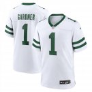 Men & Youth #1 Sauce Gardner New York Jets Legacy White Jersey