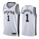 Men & Youth #1 Victor Wembanyama San Antonio Spurs Association Edition White Jersey