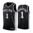 Men & Youth #1 Victor Wembanyama San Antonio Spurs Icon Edition Black Jersey