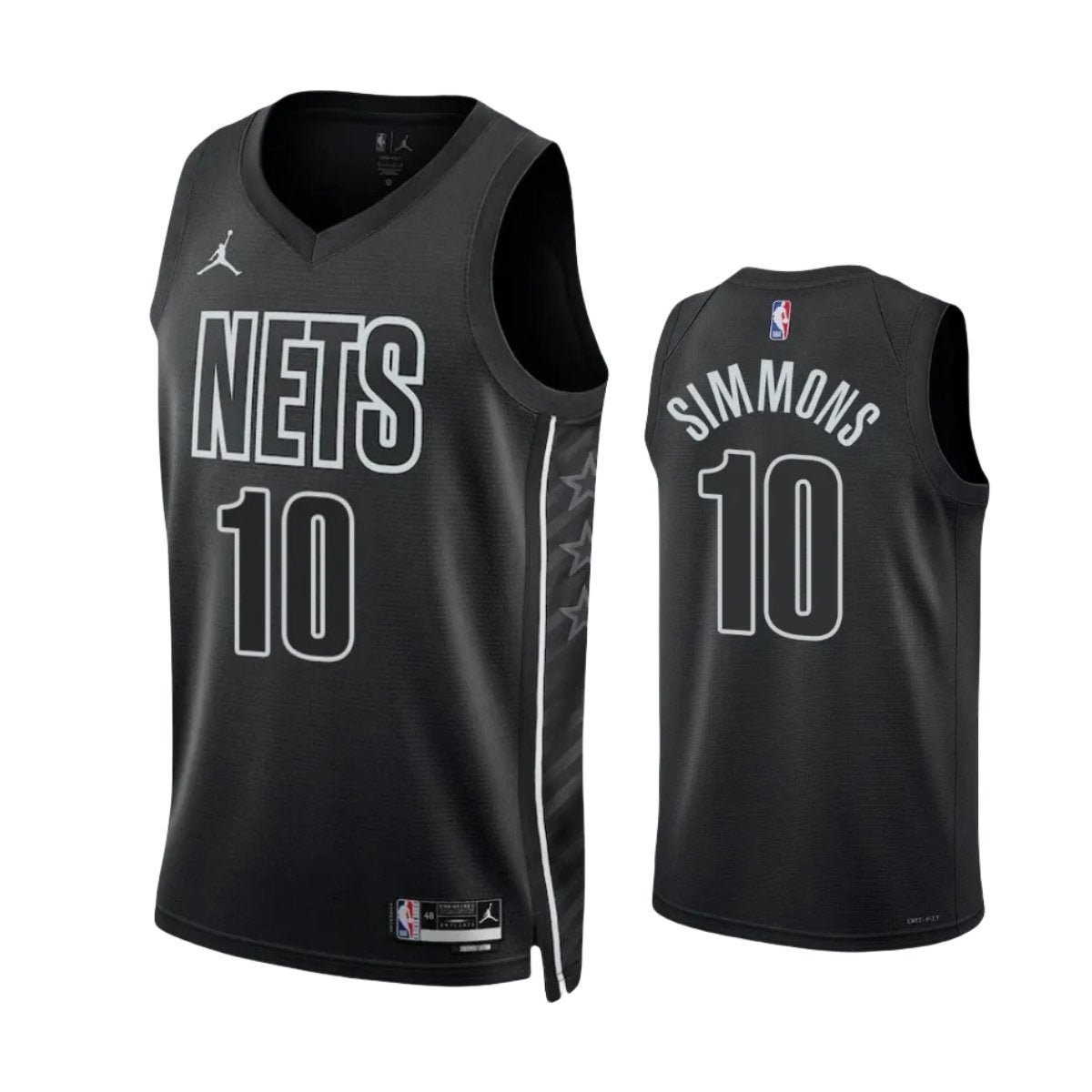 Men & Youth #10 Ben Simmons Brooklyn Nets 2022-23 Statement Edition Black Jersey