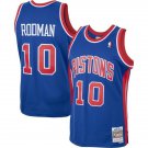 Men & Youth #10 Dennis Rodman Detroit Pistons Blue Jersey