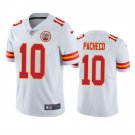 Men & Youth #10 Isaih Pacheco Kansas City Chiefs Color Rush Limited White Jersey