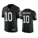 Men & Youth #10 Jimmy Garoppolo Las Vegas Raiders Color Rush Limited Black Jersey