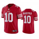 Men & Youth #10 Jimmy Garoppolo San Francisco 49ers Color Rush Limited Red Jersey