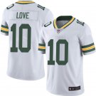 Men & Youth #10 Jordan Love Green Bay Packers Color Rush Limited White Jersey