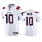 Men & Youth #10 Mac Jones New England Patriots Color Rush Limited White Jersey