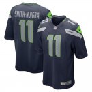 Men & Youth #11 Jaxon Smith-Njigba Seattle Seahawks Navy Stitched Game Jersey