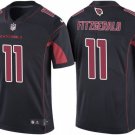 Men & Youth #11 Larry Fitzgerald Arizona Cardinals Color Rush Vapor Limited Black Jersey