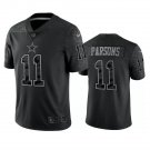 Men & Youth #11 Micah Parsons Dallas Cowboys Black Reflective Limited Jersey