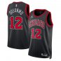Men & Youth #12 Ayo Dosunmu Chicago Bulls 2022-23 Statement Edition Black Jersey