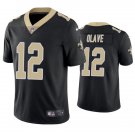 Men & Youth #12 Chris Olave New Orleans Color Rush Limited Black Jersey