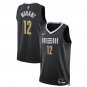 Men & Youth #12 Ja Morant Memphis Grizzlies 2022-23 City Edition Black Jersey