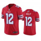 Men & Youth #12 Jim Kelly Buffalo Bills Color Rush Limited Red Jersey