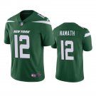 Men & Youth #12 Joe Namath New York Jets Color Rush Vapor Limited Green Jersey