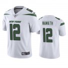 Men & Youth #12 Joe Namath New York Jets Color Rush Vapor Limited White Jersey