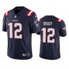 Men & Youth #12 Tom Brady New England Color Rush Limited Navy Blue Jersey