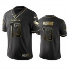 Men & Youth #13 Dan Marino Miami Dolphins Black Golden Edition Jersey