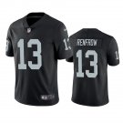 Men & Youth #13 Hunter Renfrow Raiders Color Rush Limited Black Jersey