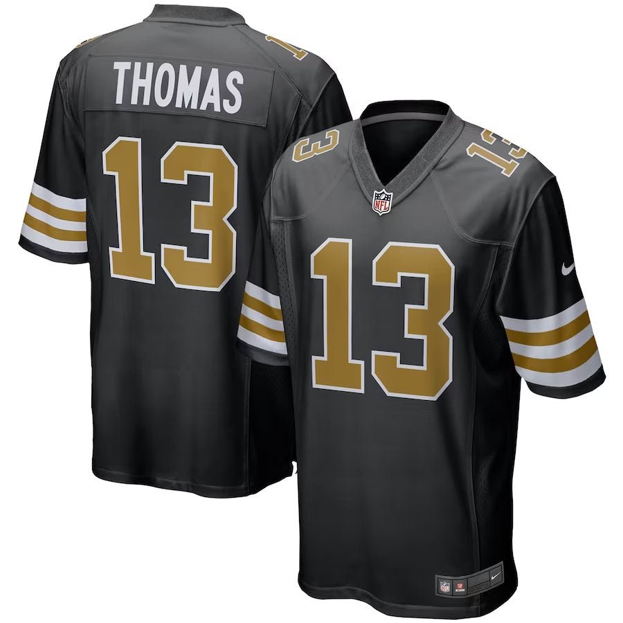 Men & Youth #13 Michael Thomas New Orleans Saints Alternate Black Jersey