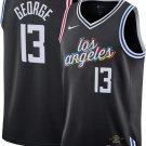 Men & Youth #13 Paul George Los Angeles Clippers City Edition Black Jersey