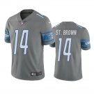 Men & Youth #14 Amon-Ra St. Brown Detroit Lions Color Rush Limited Gray Jersey